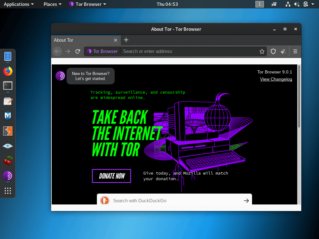 Install Tor in Kali Linux