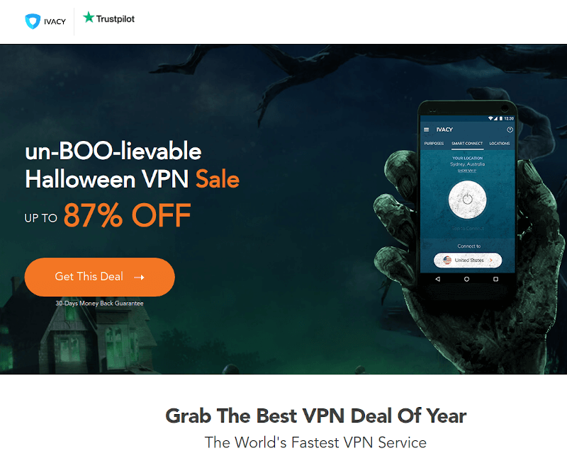 IvacyVPN - Best VPN Service for Faster Streaming