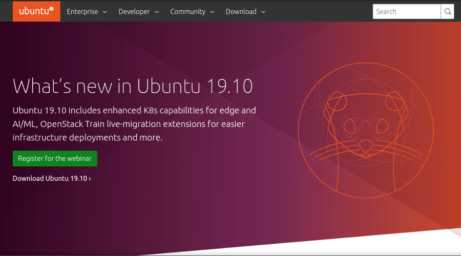 Ubuntu 19.10 Eoan Ermine Linux Distro