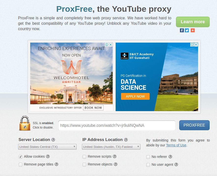 Watch Country Restricted Youtube Videos Using Proxy