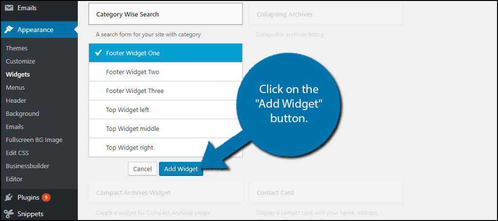 Category Wise Search