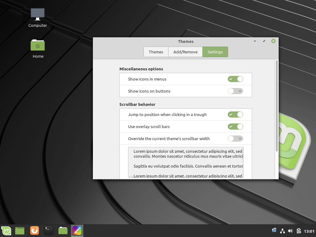Linux Mint Customization