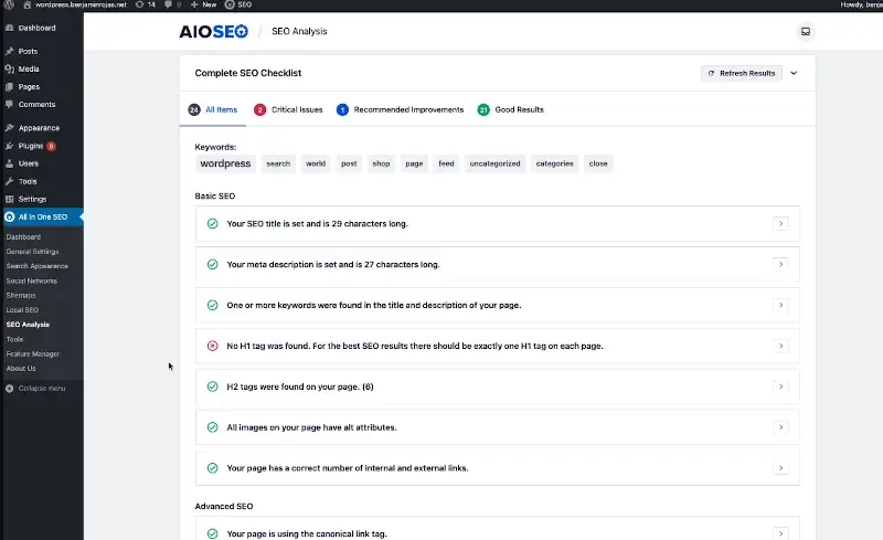 AIOSEO Plugin