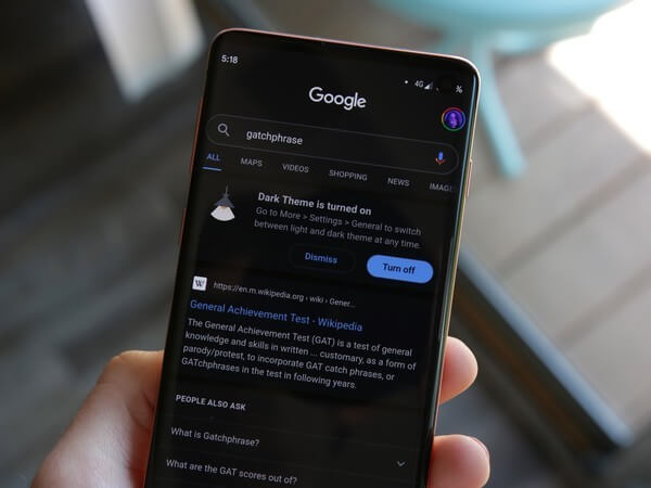 Android Q Dark Theme