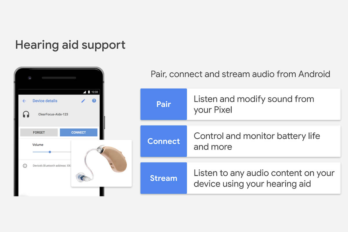 Android Q Hearing Aids Support
