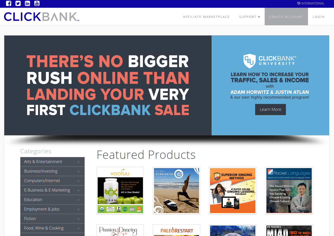 ClickBank - Best Affiliate Programs