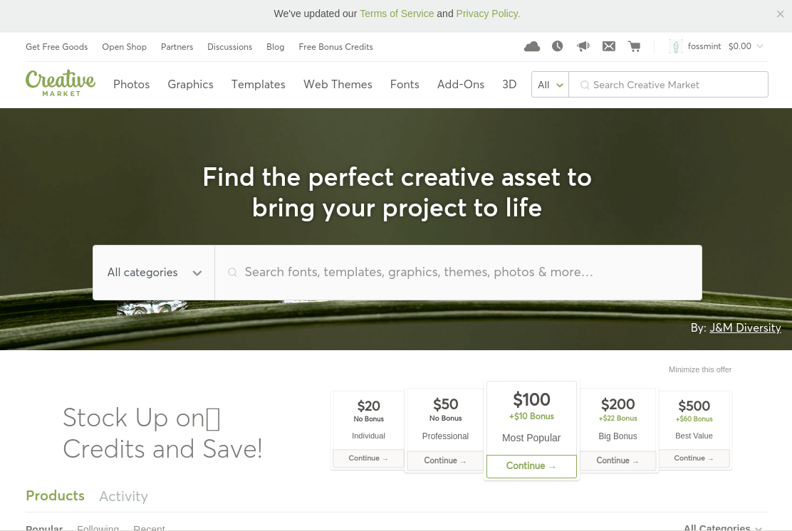 Creative Market - Marketplace for Design