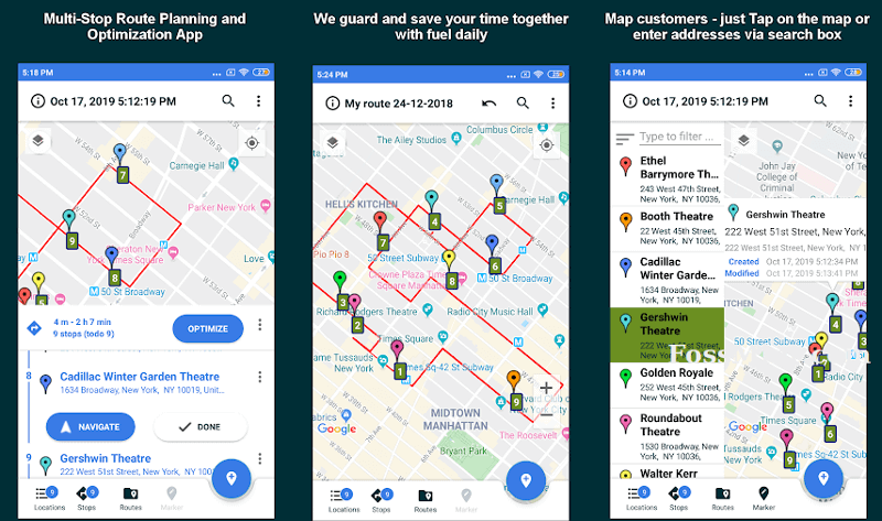 Multi Stop Route Planner