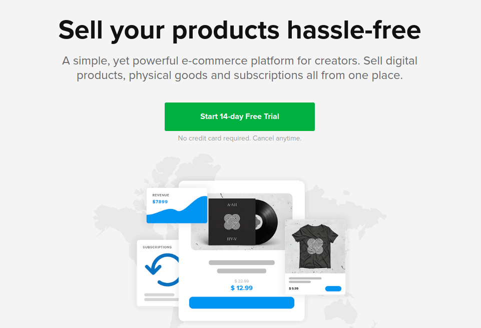 Sellfy - Sell Products Online Free