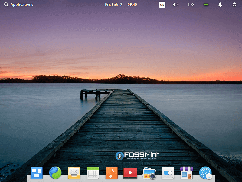 Elementary OS Desktop