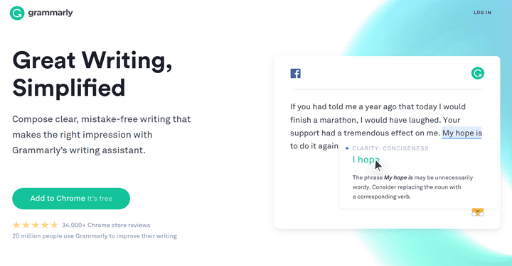 Grammarly Best English Writing Tool