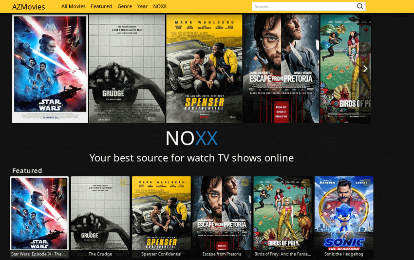 AZMovies - Movie & TV Show Streaming Site