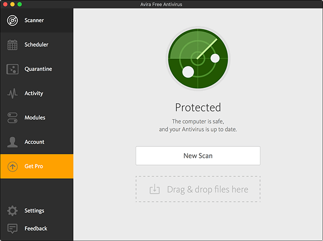 Avira Free Security Suite for Mac
