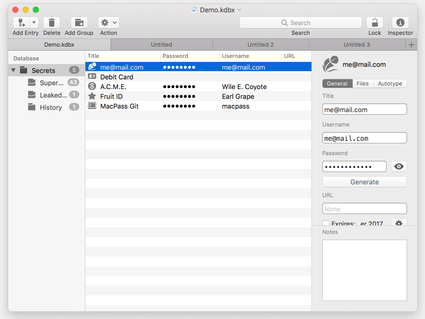 MacPass Password Manager for Mac