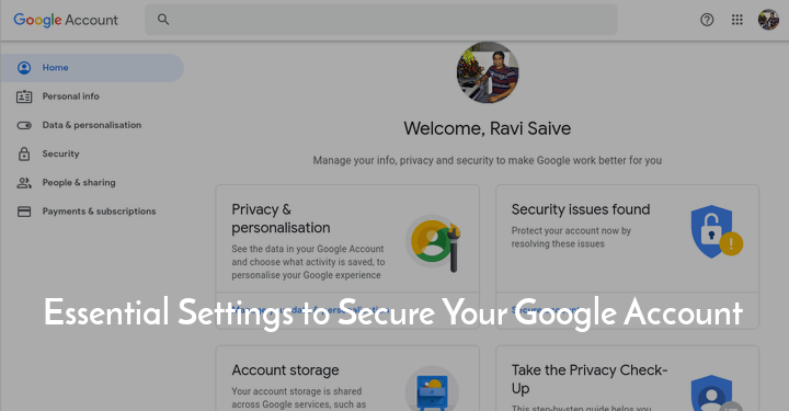 Secure Your Google Account