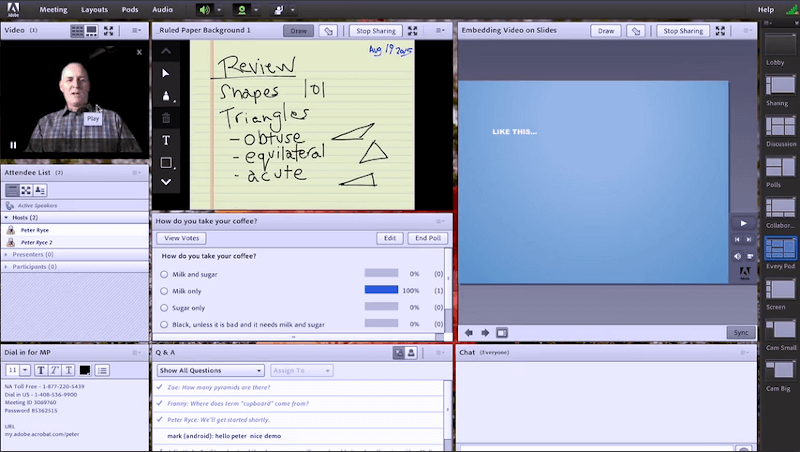 Adobe Connect Video Conferencing