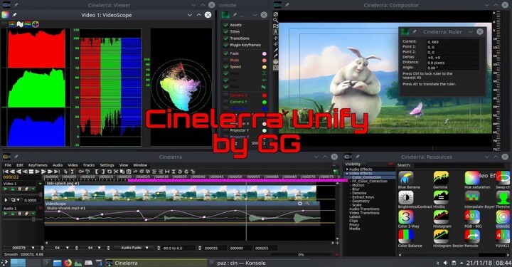 Cinelerra GG Infinity - Linux Video Editing Software