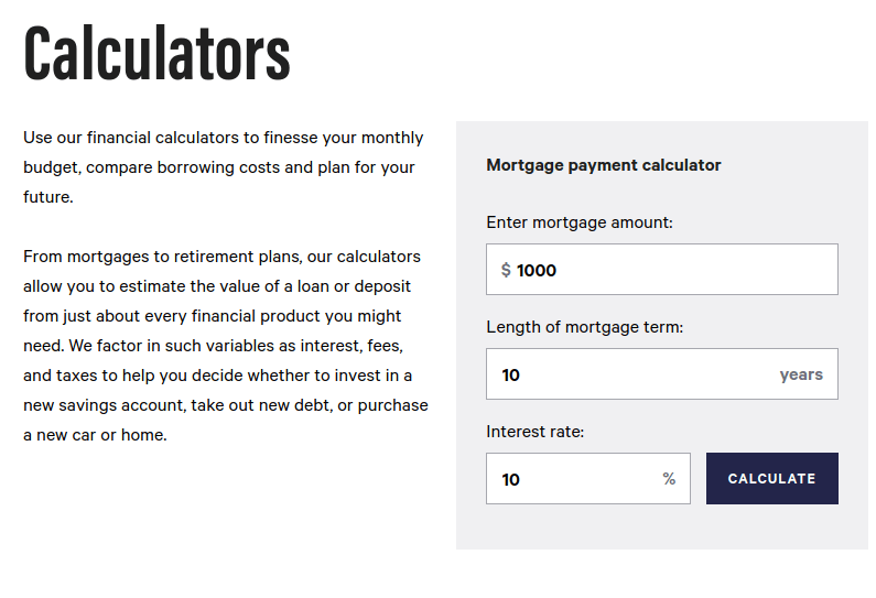 Financial Calculators