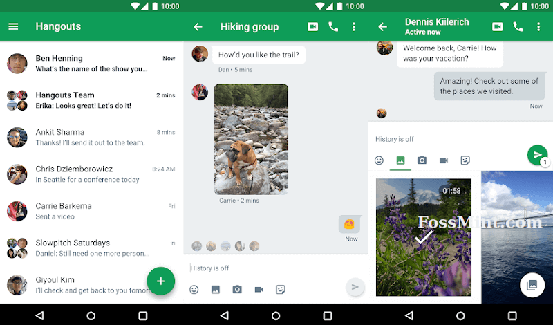 Google Hangout Video Conferencing