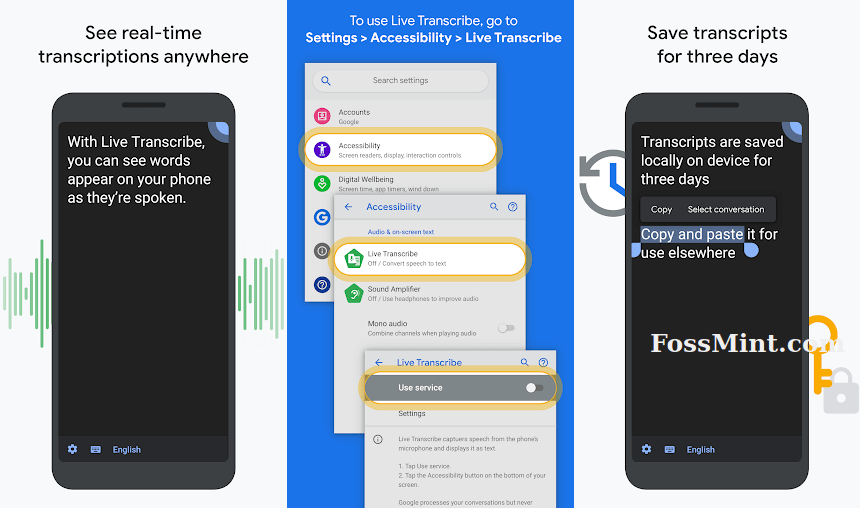Live Transcribe - Android Dictation App