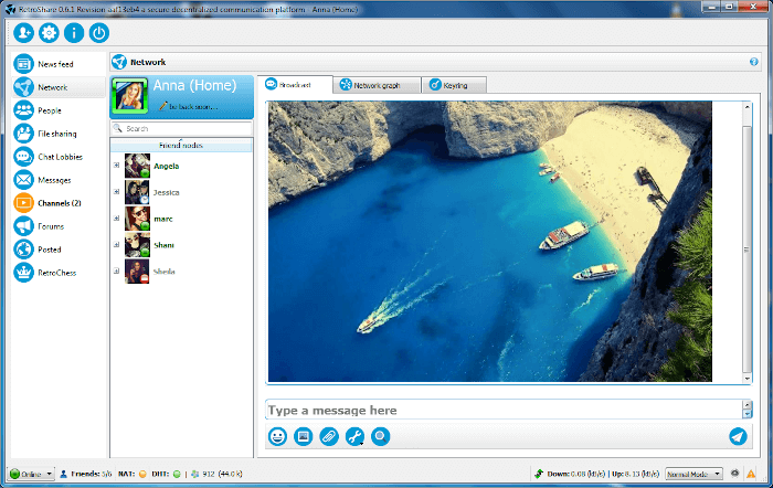 RetroShare - Communication and File Sharing App