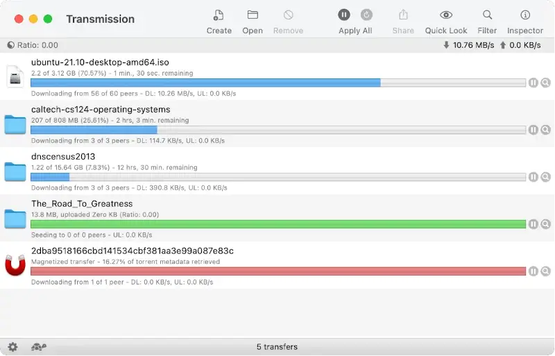 Transmission - Torrent Client for Mac