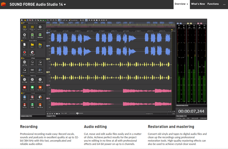 Sound Forge Audio Studio - Best Audacity Alternative