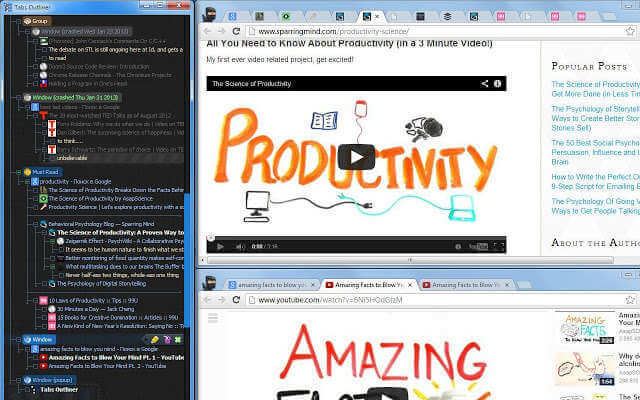 Tabs Outliner - Chrome Extension
