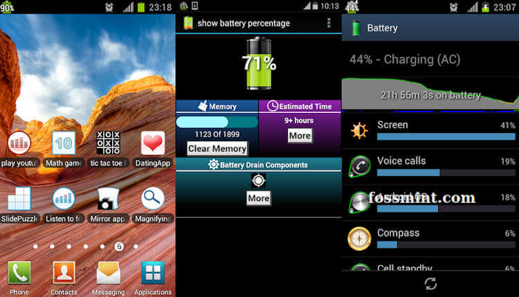 Show Battery Percentage - Battery Saver App for Android