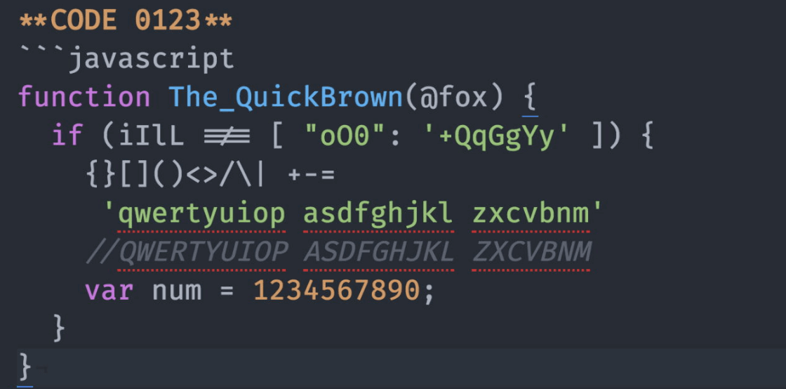 Fira Code - Programming Font
