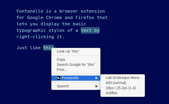 How to Check Font Used by Website using Google Chrome Extension