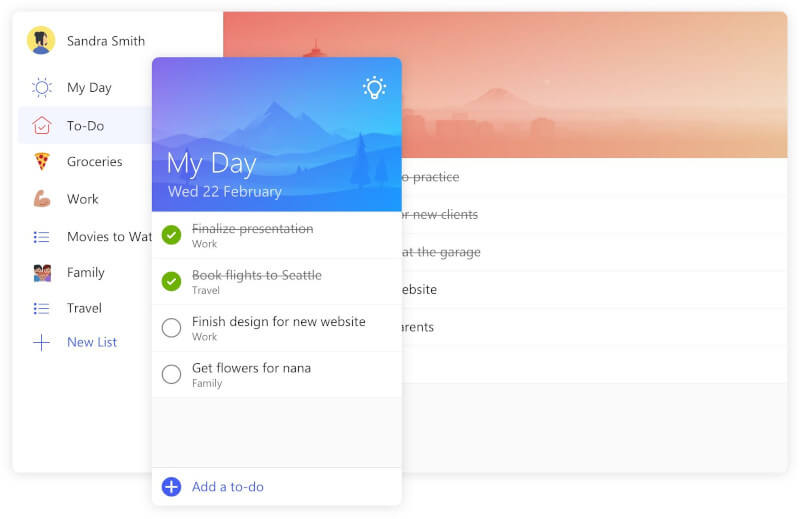 Microsoft To-Do - Cross Platform Task App