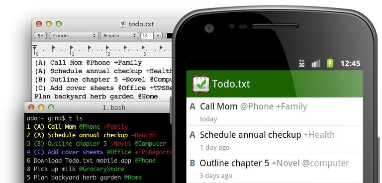 Todo.txt - Cross Platform Task App