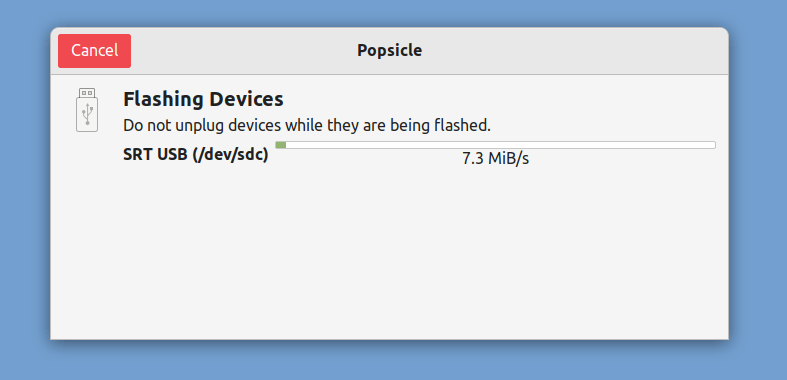 Create Bootable USB Using Popsicle