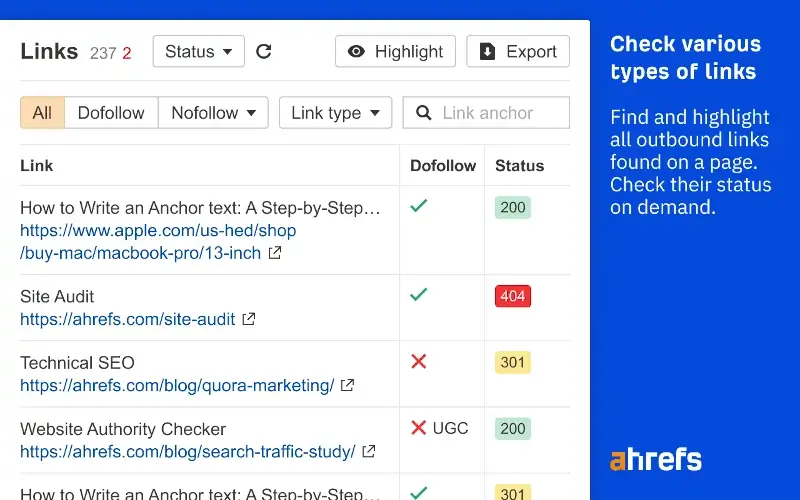 Ahrefs SEO Toolbar