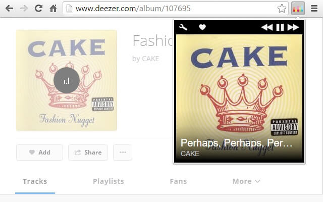 Deezer Control