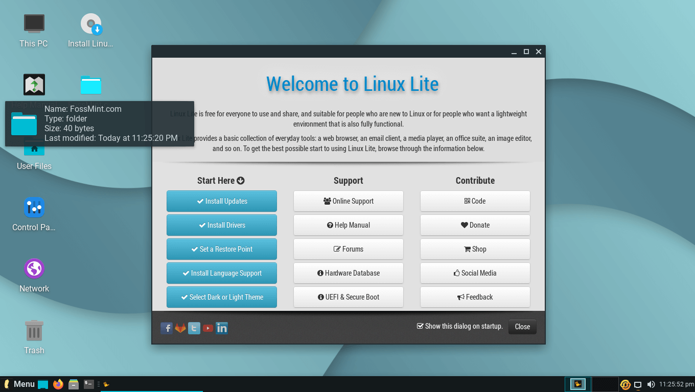 Linux Lite Setup