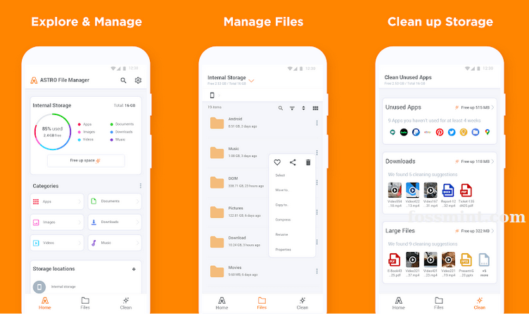 ASTRO File Manager