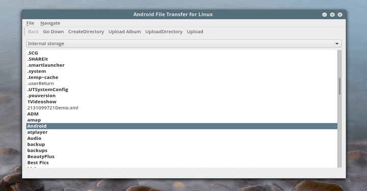 Android File Transfer for Linux