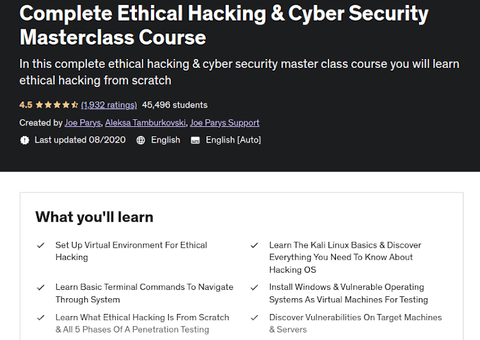 Complete Cyber Security Course