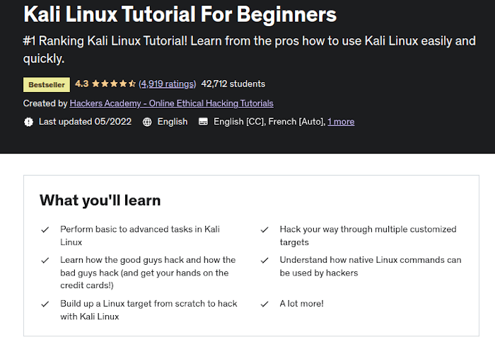 Kali Linux Tutorial For Beginners