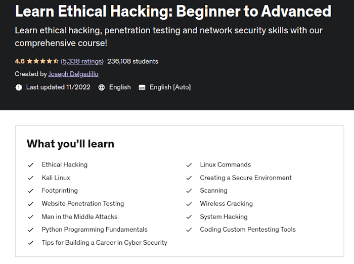 Learn Ethical Hacking for Beginners