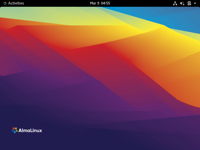 Alma Linux Desktop