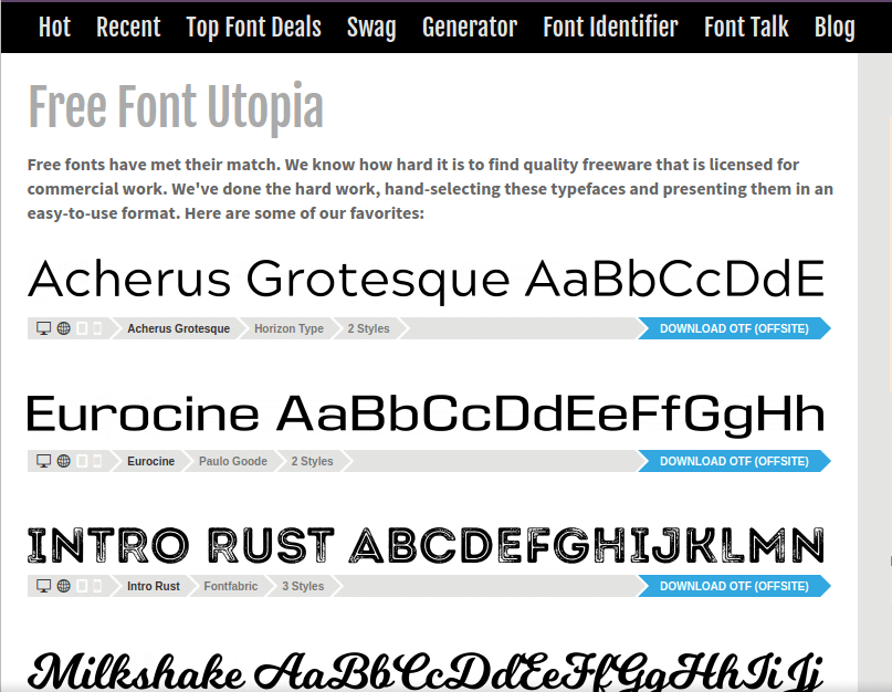 Fonts Squirrel