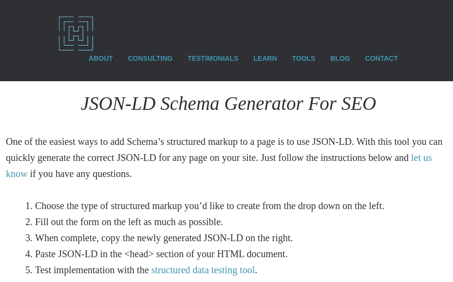 Schema Generator