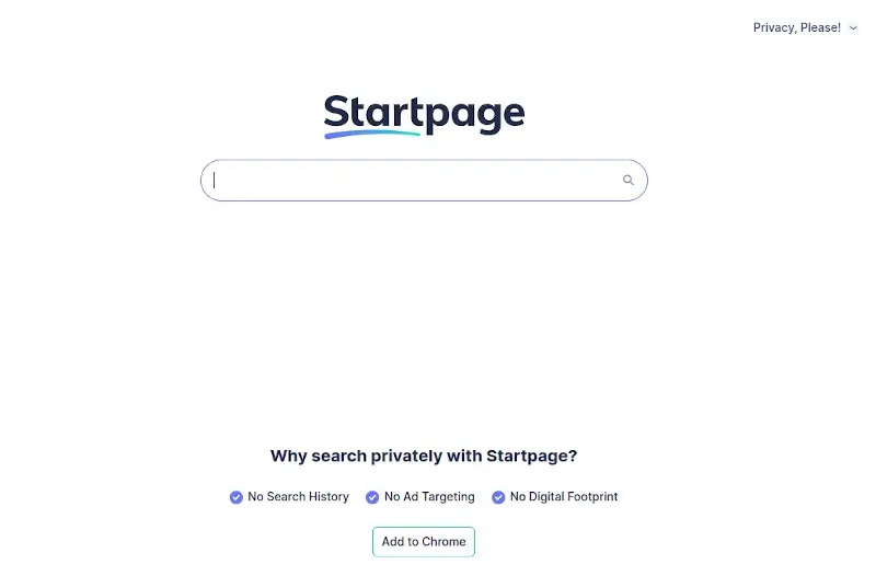 Startpage - Search Engine