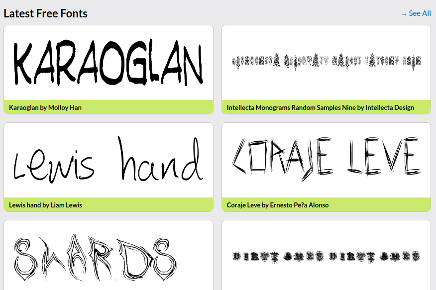 Urban Fonts