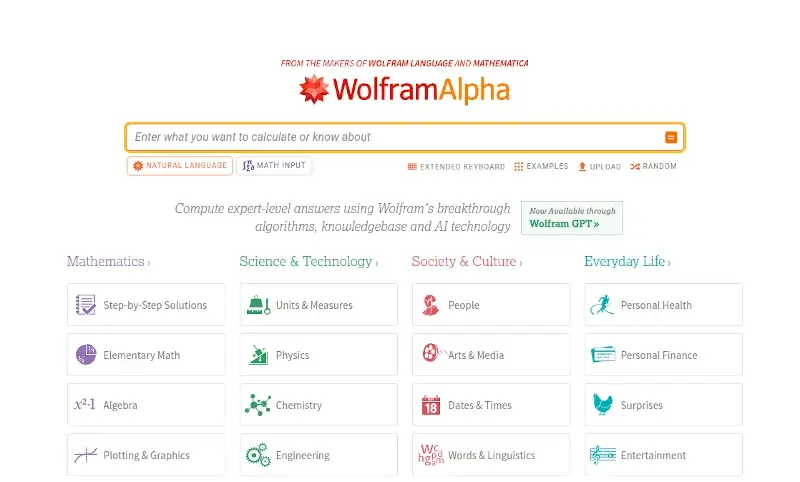 WolframAlpha