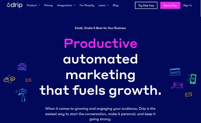 Drip - Customer-Centric Marketing Automation Platform
