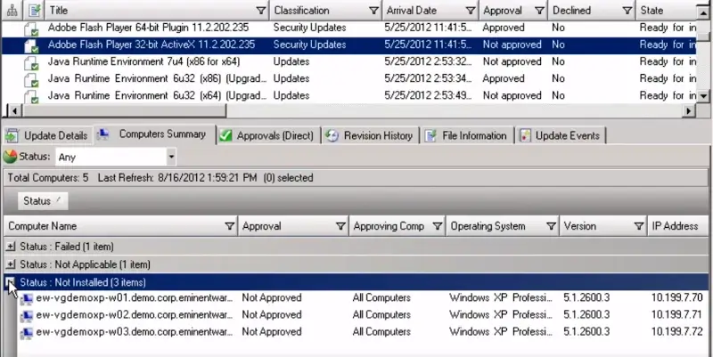 Patch Manager - By Solarwinds